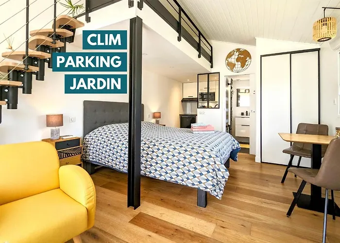 Studio Independant Et Climatise, Au Calme, Avec Parking Prive Et Grand Jardin, Proche De Toulouse * Villeneuve-Tolosane